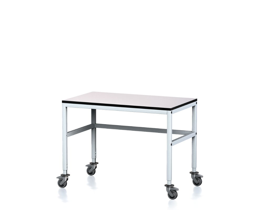Pracovní stůl ALGERS - 745 – 825 x 1200 x 700 - pojízdný